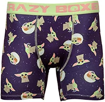 Star Wars The Mandalorian The Child Men's Boxer Briefs Shorts Medium (32-34)