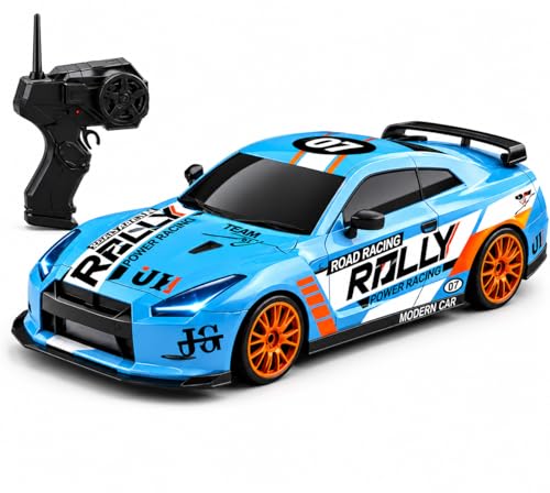 Image of Remote Control Sports Car & Off-Road SUV Toy for Kids, High Speed RC Racing with Wireless Remote, Realistic Lights & Premium Design Gift for Boys Girls (Rolly-Drift CAR)
