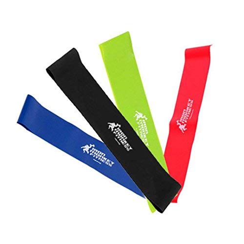 TAOtTAO 4Pcs Resistance Band Loop Yoga Pilates Home GYM Fitness Exercise Workout Training