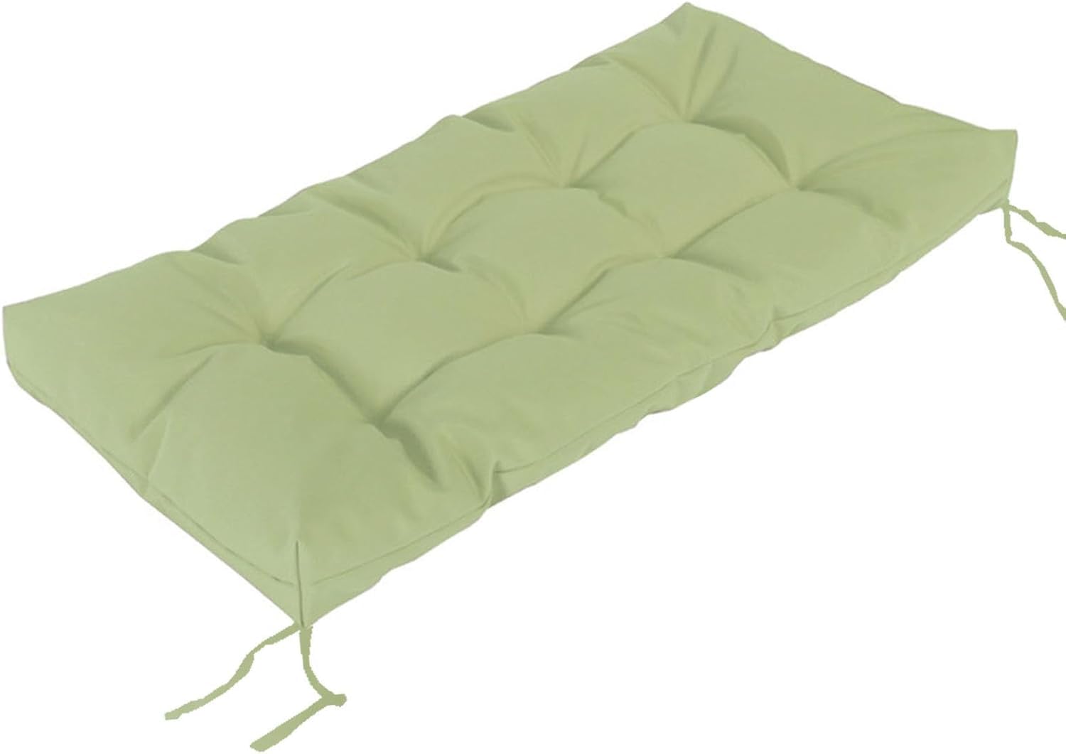 Almohadilla de asiento suave verde claro 180cm ergonómica para terraza