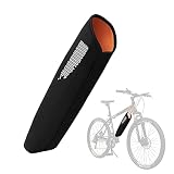 Gobesty Housse de Protection pour Batterie de vélo électrique, Étui de Protection de Batterie de vélo électrique avec Réflecteurs, protège Contre Le Froid et la saleté ebike Batterie Accessoires