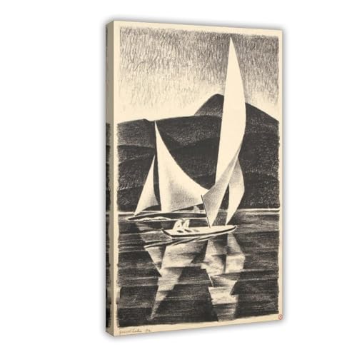 Toile yachting Arnold Ronnebeck pour un salon élégant ou un bureau au style marin