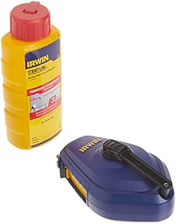 IRWIN STRAIT-LINE Chalk Line, Speedline Reel, Red, 100 ft. (1932885),2 Piece Set