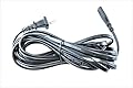 [UL Listed] OMNIHIL 30 Feet Long AC Power Cord Compatible with Samsung Smart TV 2 Prong Version F (P/N: 3903-001117 3903-001295)