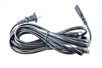 OMNIHIL [UL Listed] 15 Feet Long AC Power Cord Compatible with Samsung Smart TV 2 Prong Version F (P/N: 3903-001117 3903-001295)