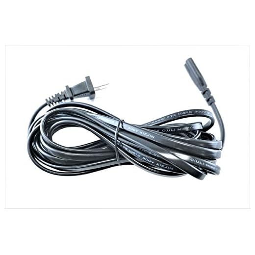 Omnihil 15 Feet AC Power Cord Compatible with Yamaha YAS-106, ATS-1060 Sound Bars