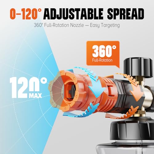Image of Foam Cannon for Pressure Washer, 1L Snow Foam Lance | 1 /4 in quick connect, Includes extra orifice nozzle, foam makers, adjustable spray for cars