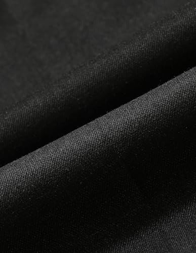 Image of Arrow Men Black Formal Trouser ARAEOTR2155