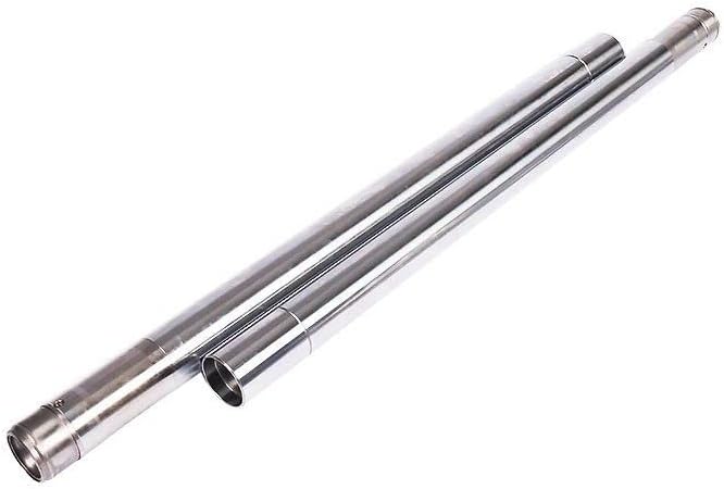 Front Stanchions Pipes Inner Fork Tubes 1 Pair for Yamaha XVZ1200 Venture 1985 41R-23100-0000 40x645mm Silver