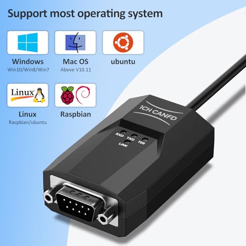 Pibiger USB to CAN Analyzer Cable SavvyCAN-FD- C CAN FD Speed Up to 12M Isolated Against USB 2.5KV CE FCC by Pibiger - Image 2