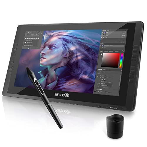 SereneLife Graphic Tablet with Active Pen - 22'...
