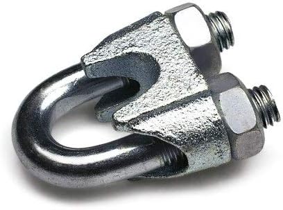 2 Fibbie A Ganasce Per Cavo Metallico - Presa 1/2" X 6", Ideali - Foto 6