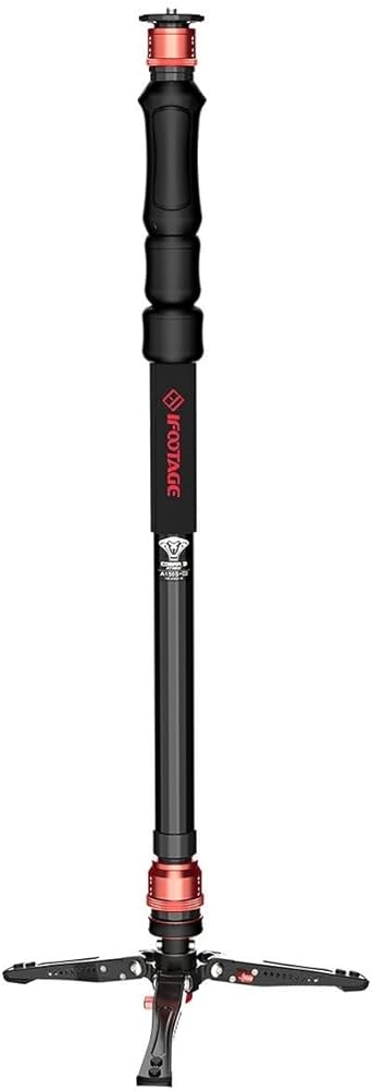 IFOOTAGE Cobra 3 Strike A150S-Ⅲワンタッチ昇降一脚 Amazon | 【国内正規品】 iFootage COBRA3 Strike A150SⅢ 3way自立式