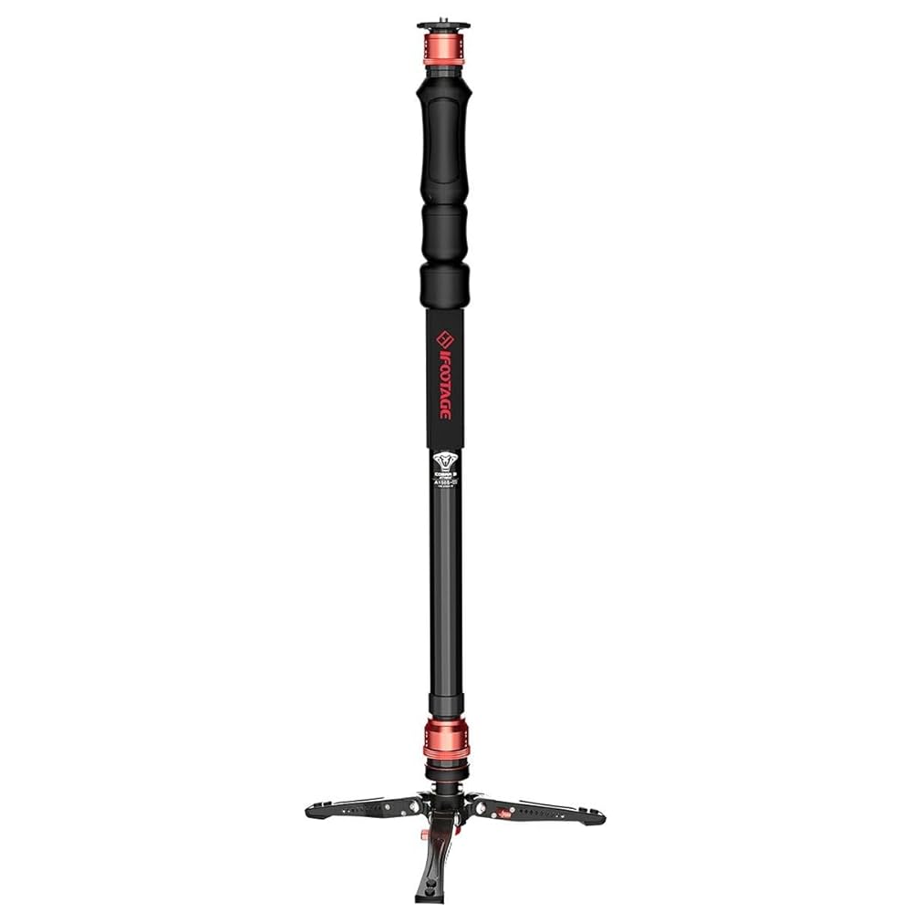 IFOOTAGE Cobra 3 Strike A150S-Ⅲワンタッチ昇降一脚 Amazon.com : IFOOTAGE Cobra 3 A150S Strike Monopod with