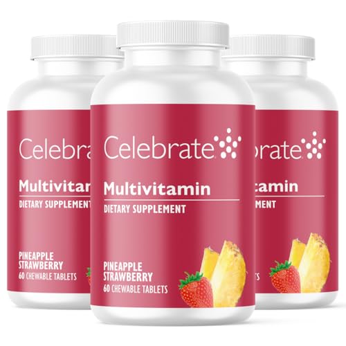 Celebrate Vitamins Bariatric Multivitamin Chewable, Iron Free - Post Gastric Bypass & Sleeve Gastrectomy Supplement for Men & Women - Essential Minerals & Vitamin A, B, D & E - Fruity (180 Tablets) Celebrate Vitamins Bariatric Multivitamin Chewable, Iron Free - Post Gastric Bypass & Sleeve Gastrectomy Supplement for Men & Women - Essential Minerals & Vitamin A, B, D & E - Fruity (180 Tablets)