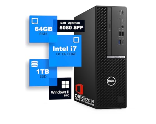 2020年製 Windows11正式対応 第10世代CPU搭載 高速M.2使用 ★ DELL OptiPlex 5080 SFF Core i5-10500(3.1G/6コア) メモリ16GB SSD512GB(M.2) DVD-RW Amazon.co.jp: 【整備済み品】 DELL OptiPlex 5080 SFF 第10世代 i7