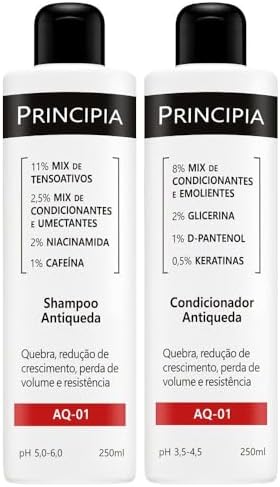 PRINCIPIA, Kit Shampoo e Condicionador Antiqueda AQ-01