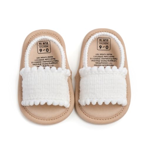 Image of Infant Baby Boys Girls Summer Sandals Party Wedding Dress Flats Shoes Newborn Crib Shoes First Walkers Prewalkers 0-18 Months