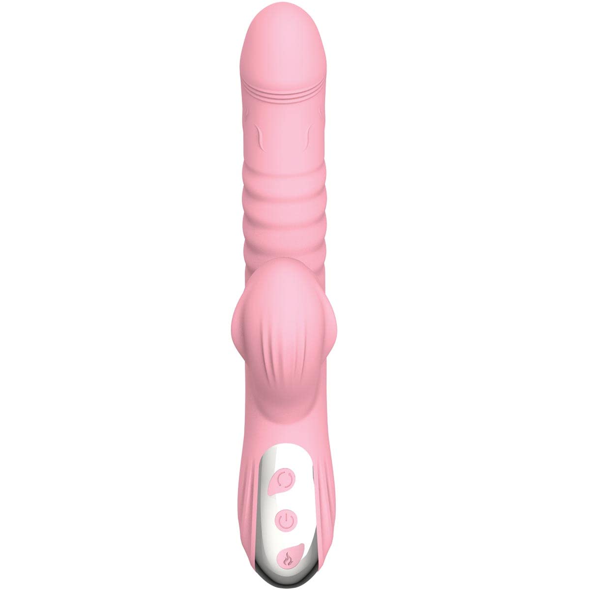 AAKOMA Vibratori a spinta Giocattolo sessuale, Giocattoli stimolatore clitorideo, Vibratorter con 36 frequenze Vibrazione succhiante e 3 velocità Vibratore punto G telescopico Giocattolo anale Pink