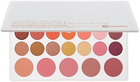 BH Cosmetics Nouveau Neutrals - 26 Color Shadow & Blush Palette