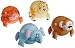 Fun Express Inflatable Jungle Animal Shaped Beach Balls (12 Pack), Assorted Colors