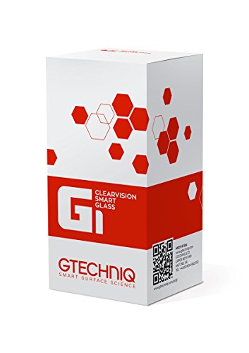 Gtechniq G1 Smart Glass Water Repellent Spray, Rain Repellent Car Windscreen Cleaner Repels Water Off Glass up to 20,000 Miles, 100ml