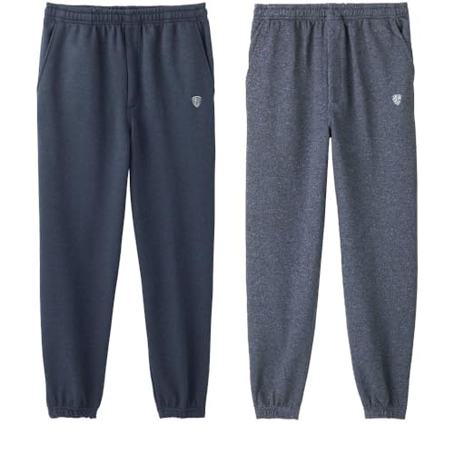 紳士裏起毛ホッピングパンツ 97275-01杢グレーM 裾ゴムタイプで風を通しにくい