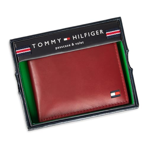 Image of Tommy Hilfiger Men's Leather Orson RFID Bifold Wallet with Removable Passcase