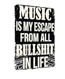Photo Gallery carastora targa in latta vintage con musica rock – arte rustica da parete in metallo per uomo cave, garage, bar, sala musica, 20,3 x 30,5 cm, decorazione retrò per casa o studio Photo Gallery carastora targa in latta vintage con musica rock – arte rustica da parete in metallo per uomo cave, garage, bar, sala musica, 20,3 x 30,5 cm, decorazione retrò per casa o studio