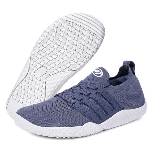 Image of Hike Barefoot Shoes Wide Toe Box Shoes for Women Men Footwear, Minimalist Zero Drop Non-Slip Walking Sneakers, Lightweight Comfortable Casual Shoe Training Running Gym Fashion Sneakers