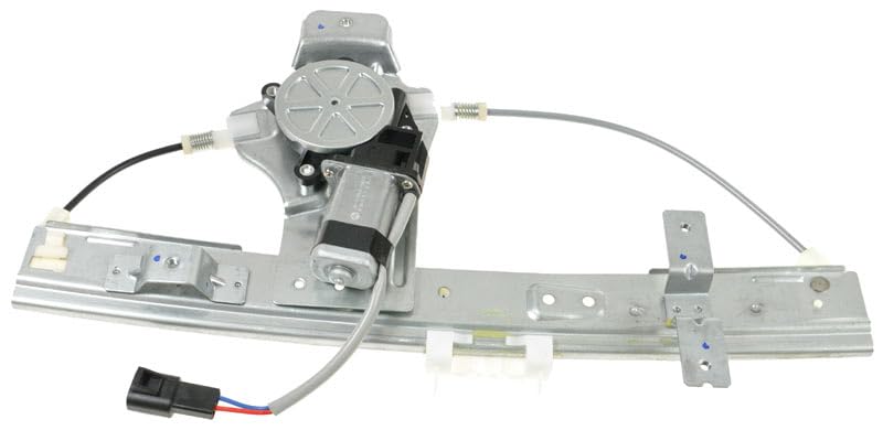 Image of TRQ Rear Passenger Side Power Window Motor and Regulator Assembly Power Compatible with 2005-2010 Chevrolet Cobalt 2003-2007 Saturn Ion