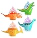 YOUYIKE 24 pièces Dinosaure Cupcake Toppers et Wrappers Monde Jurassique Style Dinosaure Joyeux Anniversaire gâteau Cupcake Topper Décoration pour Enfants Garçons Dinosaur Party