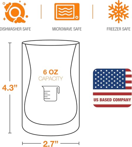 Eparé Double-Wall Turkish Tea Cups Set of 2