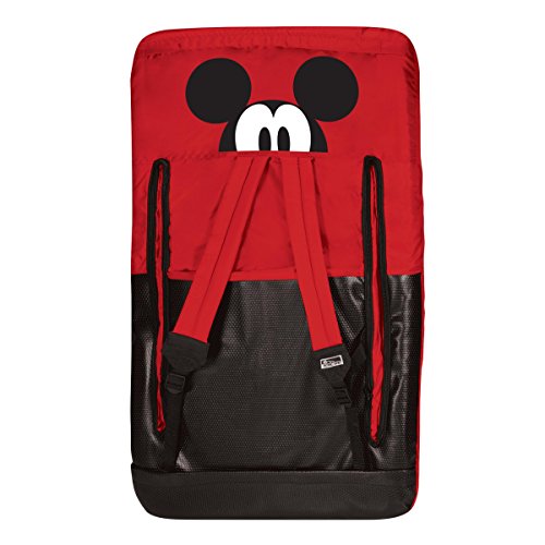 picnic time disney mickey mouse ventura reclining stadium seat with back support bleacher seat beach floor chair red 20 x 2 x 32