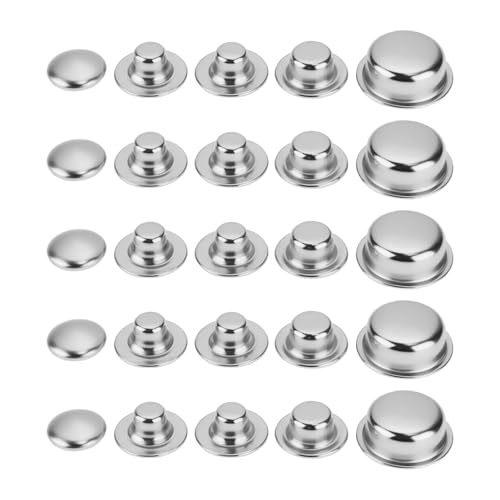 ECSiNG 50 Pezzi Rondelle con cappuccio da 4 mm a 10 mm per clip di fissaggio a pressione per alberi Rondelle di bloccaggio per alberi Rondelle di bloccaggio a velocità rapida