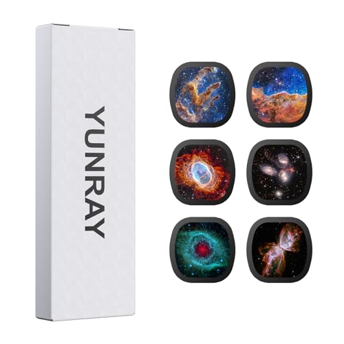 YUNRAY Galaxy Projector Disc – Diapositives de Projecteur Ultra HD, compatibles avec Le YUNRAY Galaxy Projector Pro et Les Modèles SKE-TKQ01 & BL-DQY02 (Pro Version) – Set de 6 Disques
