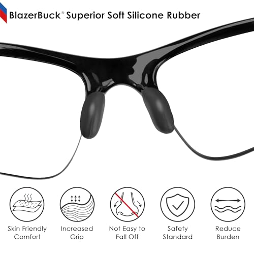 BLAZERBUCK Replacement Nose Piece Nose Pads for Oakley Flak Draft OO9364 Sunglasses3