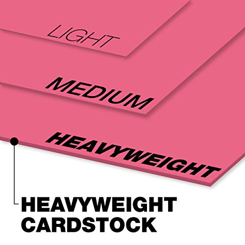 Springhill 8.5” X 11” Cherry Red Colored Cardstock Paper, 110Lb, 199Gsm, 250 Sheets (1 Ream) – Premium Heavy Cardstock, Printer Paper With Smooth Finish For Cards, Flyers, Scrapbooking – 075300R #TOP1