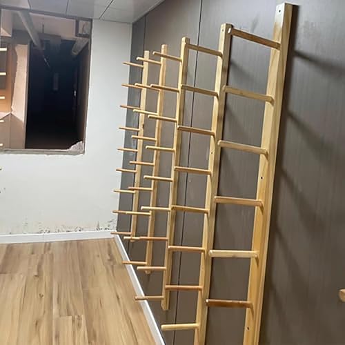 Tapis de yoga support mural en acier avec étagère durable