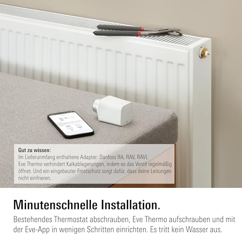 Eve Thermo (Matter, 5. Gen.): Smartes Heizkörperthermostat – Ansicht 5