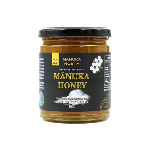 Manuka North Mgo 250+ Manuka Honey | 350G | Authentic Premium New Zealand Manuka Honey