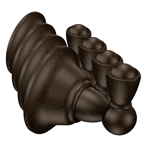 Image of Moen DN6803ORB Sage Robe Hook, Oil Rubbed Bronze (Pack of 4)