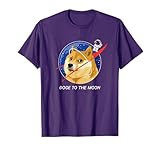 Dogecoin Doge To the Moon HODL Crypto Meme T-Shirt
