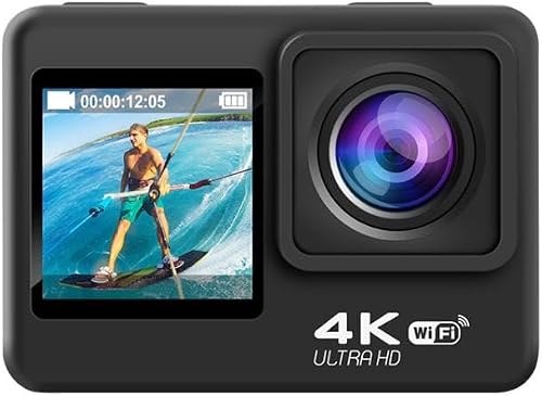 Wifi Color Dual-Screen Hd 4K Video Outdoor Waterproof Sports Camera(At-Q60Ar)