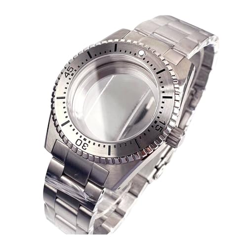 1 20ATM 62MAS Tt@CANX^KX YrvP[X NH35 NH36 NH38 ETA2824 PT5000 @B[ugɓK(Steel Strap Case,NH35 NH36 NH38)