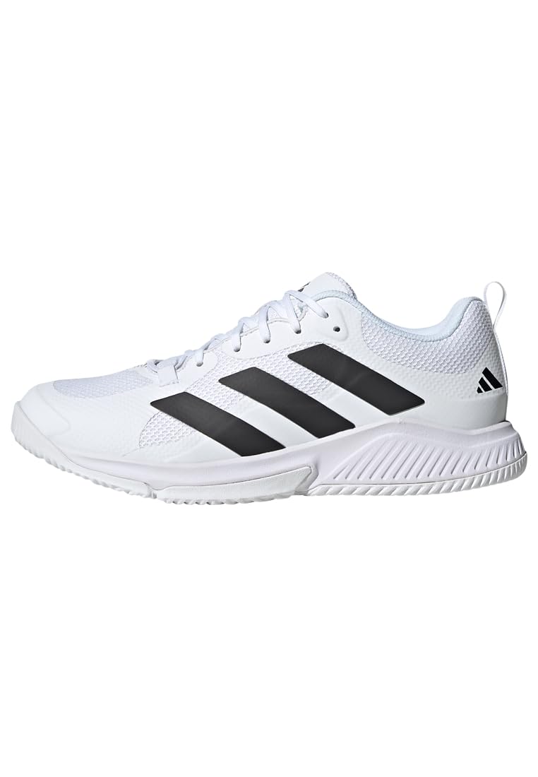 adidas Men's Court Team Bounce 2.0 Shoes, Cloud White/Core Black/Cloud White, 12.5 UK