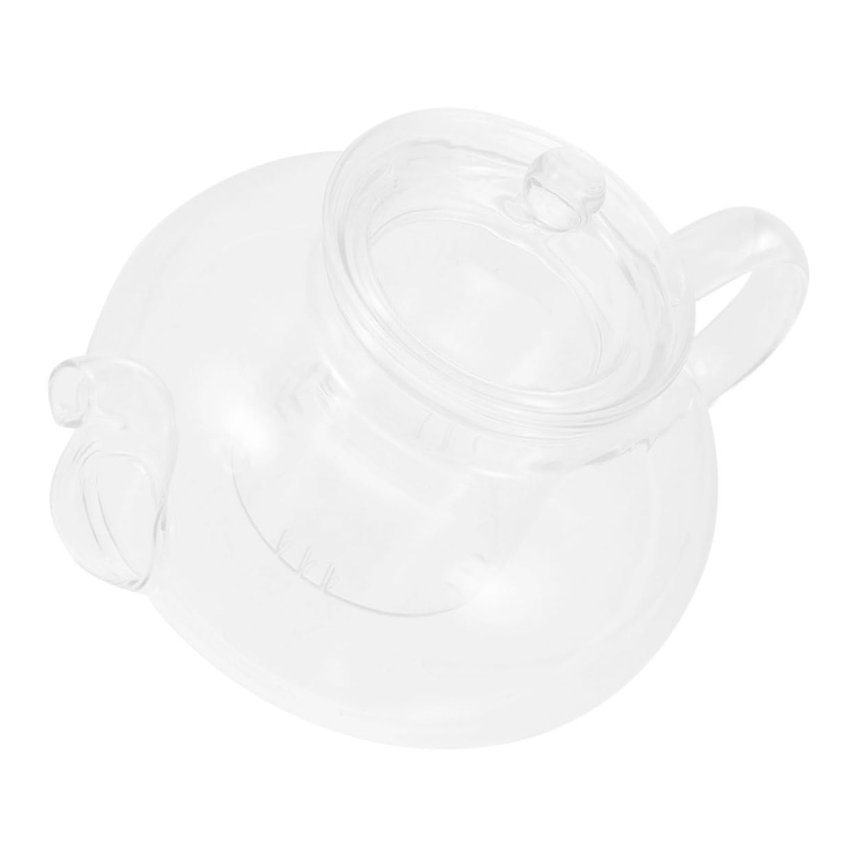 IMIKEYA 2pezzi Teiera Borosilicato Trasparente Con Filtro Riutilizzabile Per Tè Sfuso e Tisane Facile Da Pulire e Maneggiare Per Pausa Rilassante