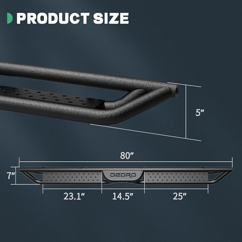 Estribos laterales para Toyota 4Runner 2010-2024 negro miniatura 5