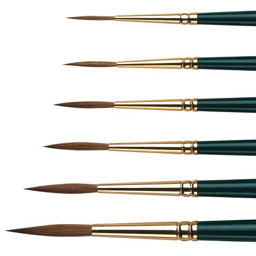 Pro Arte Renaissance Premium Sable Hair Watercolour Brush Rigger Size 1