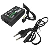 Compatible avec Chargeur PSP 1000/2000/3000, Adaptateur Mural Portable 5V 2A, pour Tous Modèles PSP 3000/3004 Slim & Lite, Compatible avec PSP Street, Accessoire pour Consoles Et Jeux Sony PSP